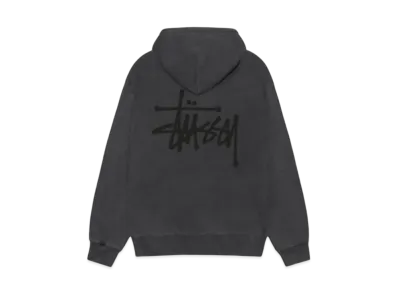 Stussy Basic Hoodie Pigment Dyed "Black"