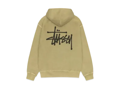 Stussy Basic Zip Hoodie Pigment Dyed "Elm"