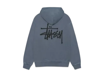 Stussy Basic Zip Hoodie Pigment Dyed "Navy"