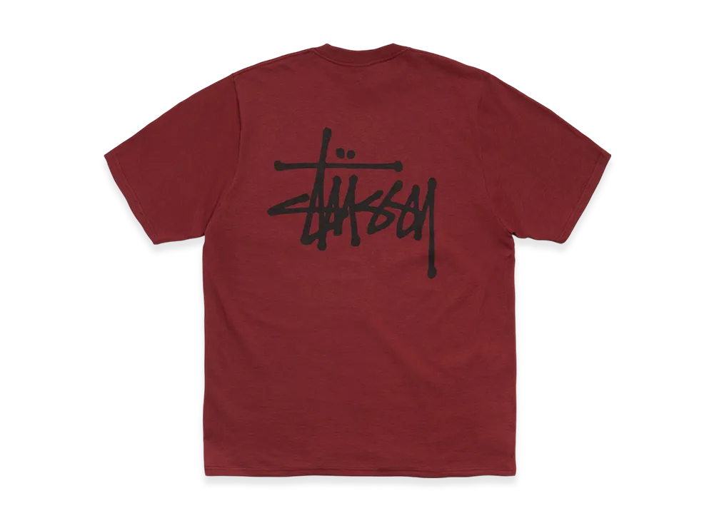 Stussy Basic Stussy Tee "Wine"