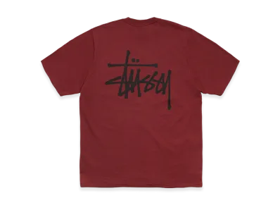 Stussy Basic Stussy Tee "Wine"