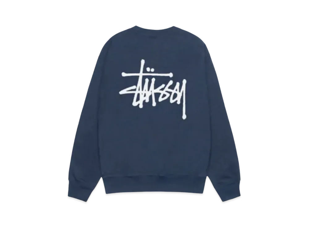 Stussy Basic Crew "Navy"