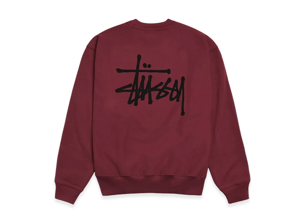 Stussy Basic Stussy Crew "Wine"