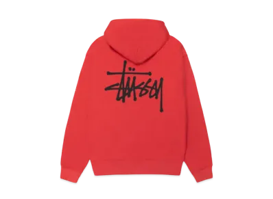 Stussy Basic Hoodie "Cayenne" (25SS)