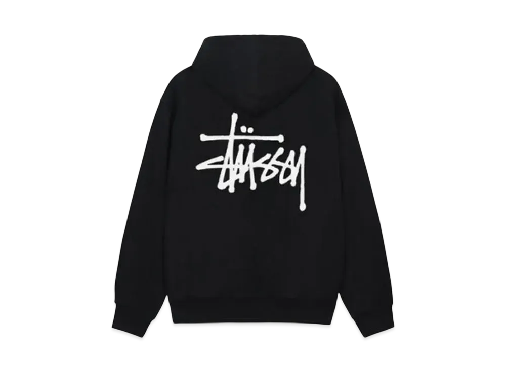 Stussy Basic Hoodie "Black" (25SS)