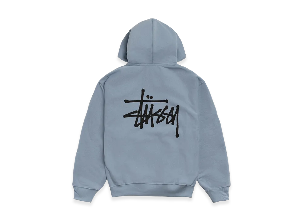 Stussy Basic Stussy Zip Hoodie "Slate"