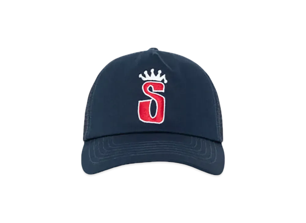 Stussy Trucker S Crown Snapback "Navy" 1311170