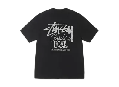 Stussy Classic Gear Tee Pigment Dyed "Black"