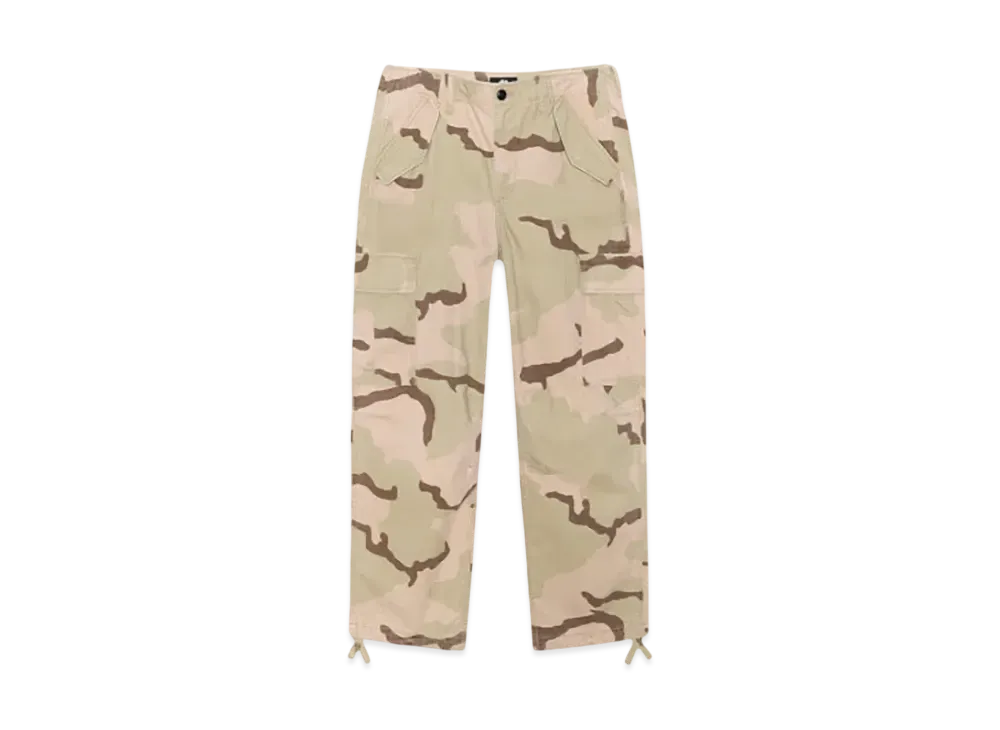 Stussy Military Cargo Pant Ripstop "Sand Camo"