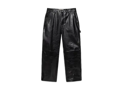 Stussy Carpenter Pant Leather "Black"
