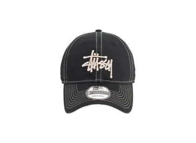 Stussy New Era 9Twenty Washed Basic Trucker "Black"