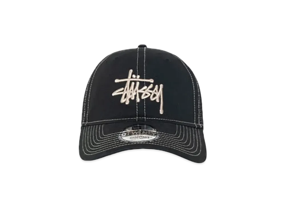 Stussy New Era 9Twenty Washed Basic Trucker 