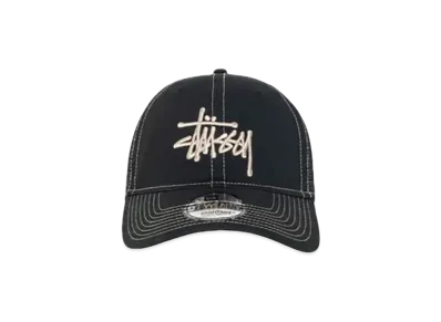 Stussy New Era 9Twenty Washed Basic Trucker "Night Black"