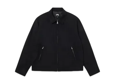 Stussy Garage Jacket Gabardine "Black"