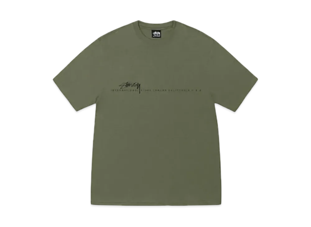 Stussy Smooth 80 Tee "Olive"
