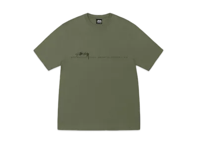 Stussy Smooth 80 Tee "Olive"