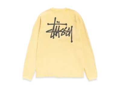 Stussy Basic Stussy Thermal "Pale Yellow"