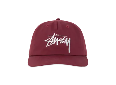 Stussy Mid-Depth Big Stock Snapback "Plum"