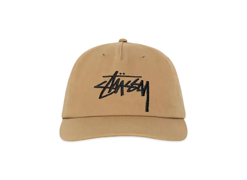 Stussy Mid-Depth Big Stock Snapback "Tobacco"
