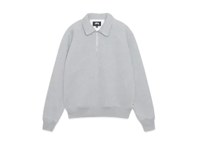 Stussy Relaxed Half Zip "Grey Heather"