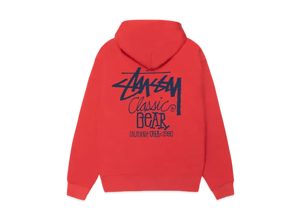 Stussy Classic Gear Hoodie "Cayenne"