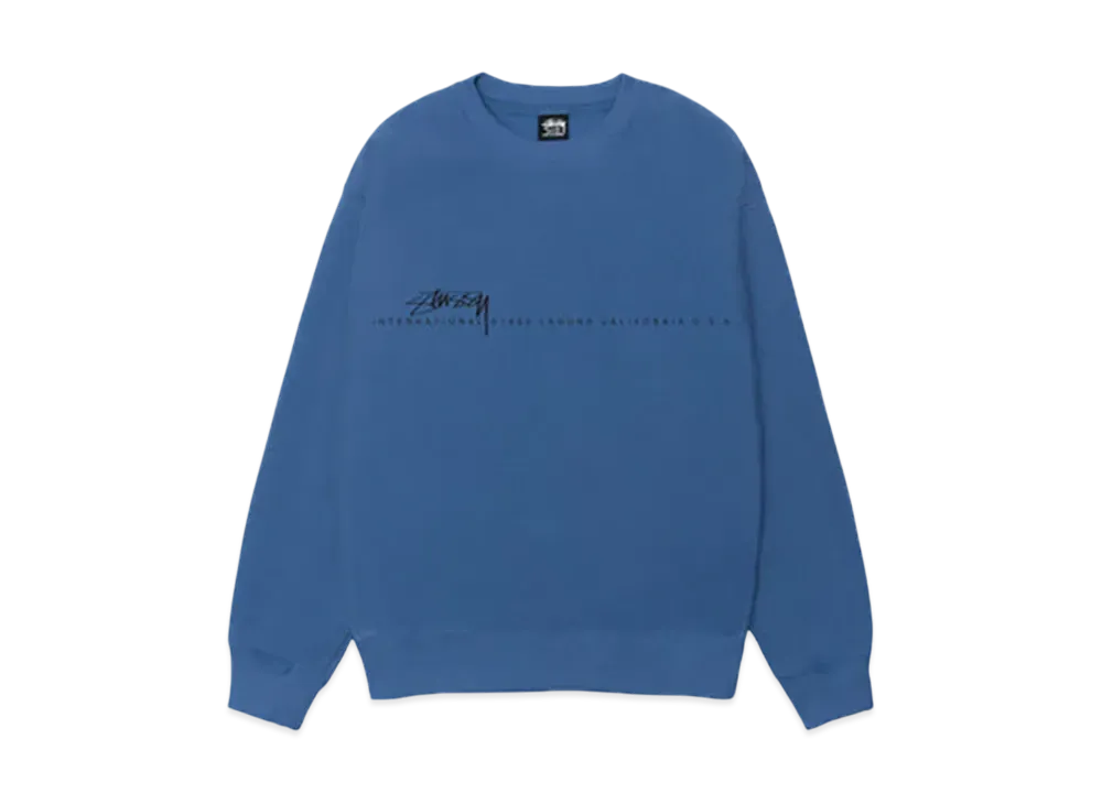 Stussy Smooth 80 Crew "Blue"