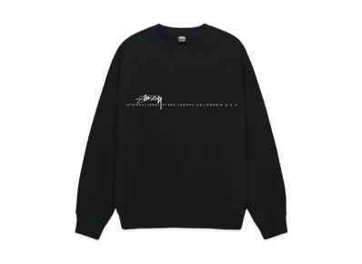 Stussy Smooth 80 Crew "Black"