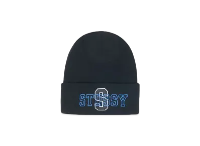 Stussy Cuff Beanie Varsity S "Black"