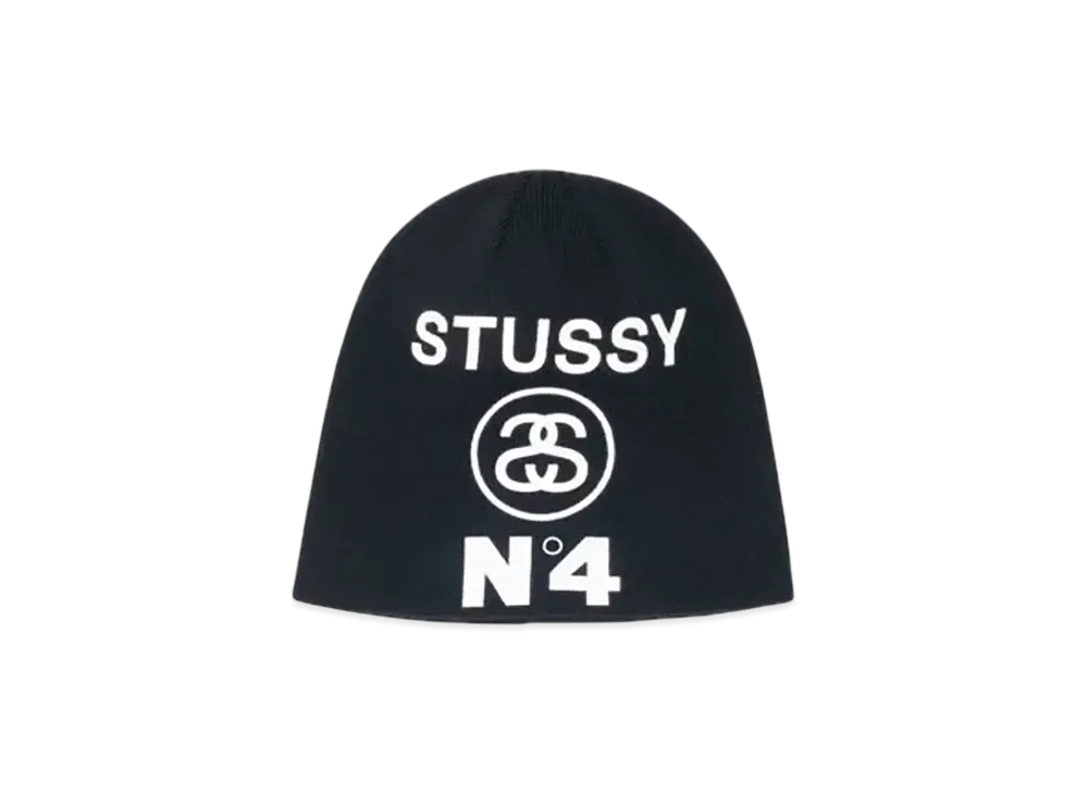 Stussy Skullcap Number 4 "Black" 1321230