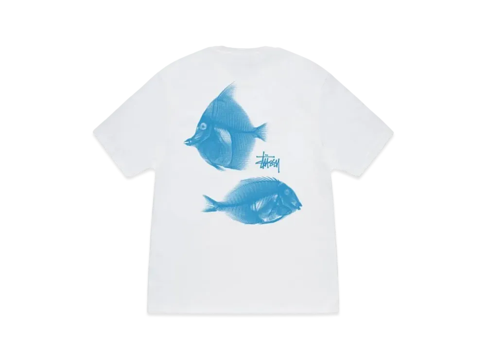 Stussy X-Ray Fishin Tee "White"