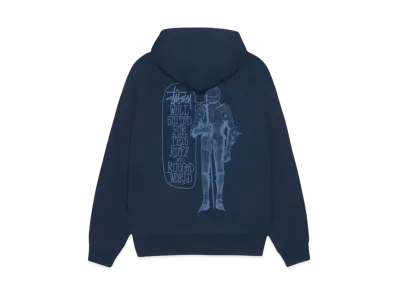 Stussy Well Suited Zip Hoodie "Navy"