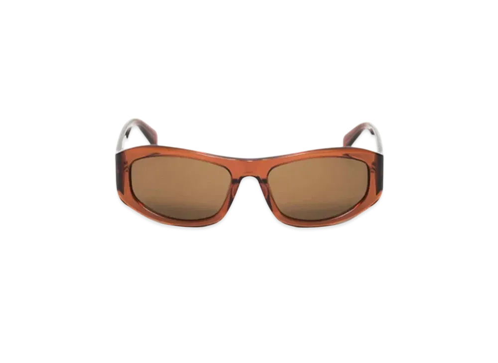 Stussy Landon Sunglasses "Dark Brick/Brown Lens"