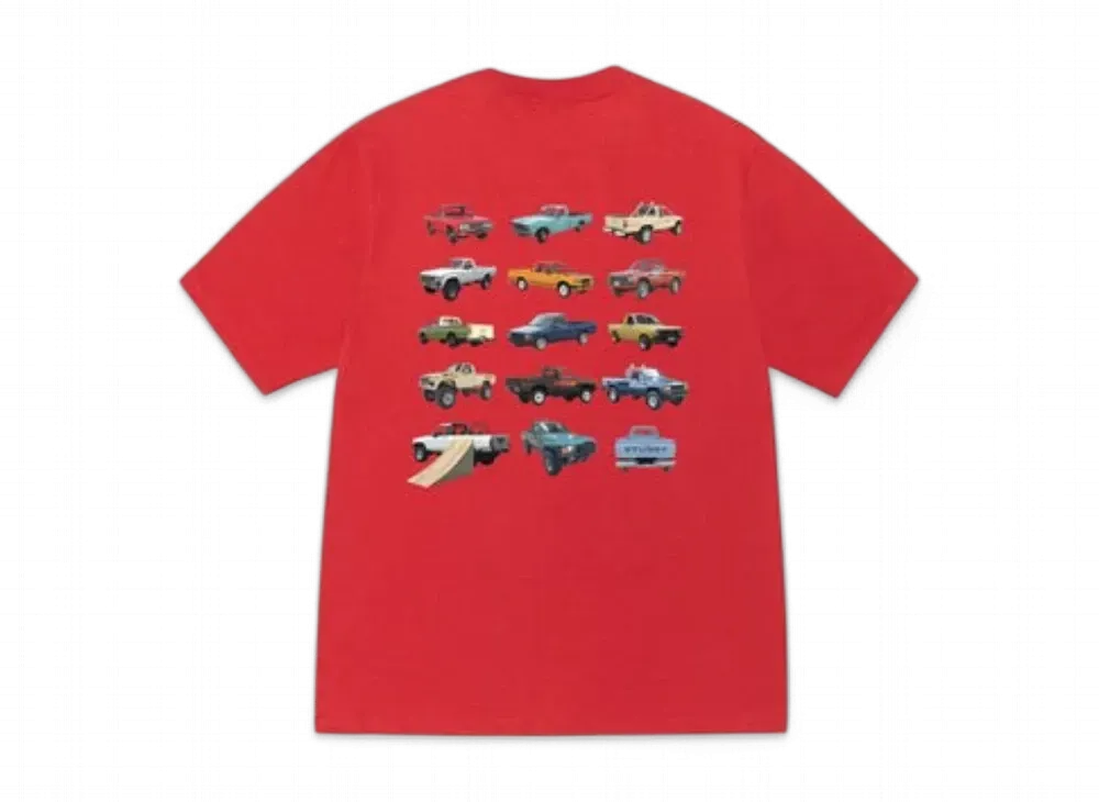 Stussy Pickup Tee "Red"