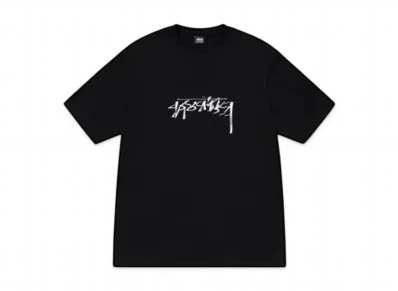 Stussy Sliced Tee "Black"