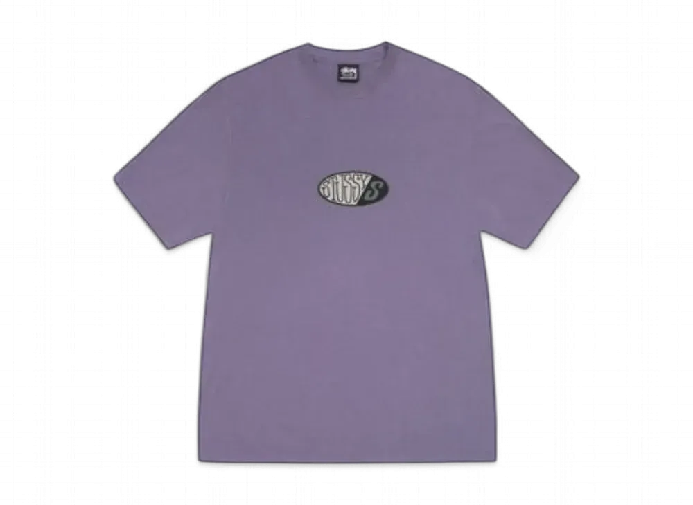 Stussy Pitstop Tee Pigment Dyed "Grape"