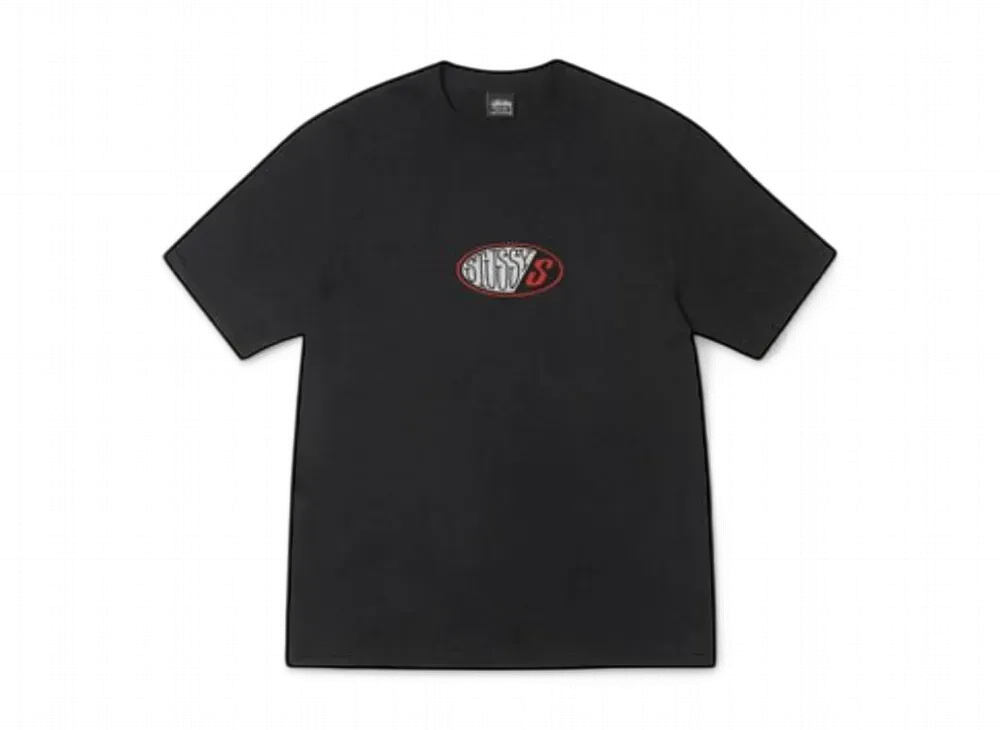 Stussy Pitstop Tee Pigment Dyed "Black"