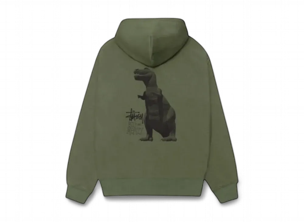 Stussy Big & Meaty Zip Hoodie "Olive"