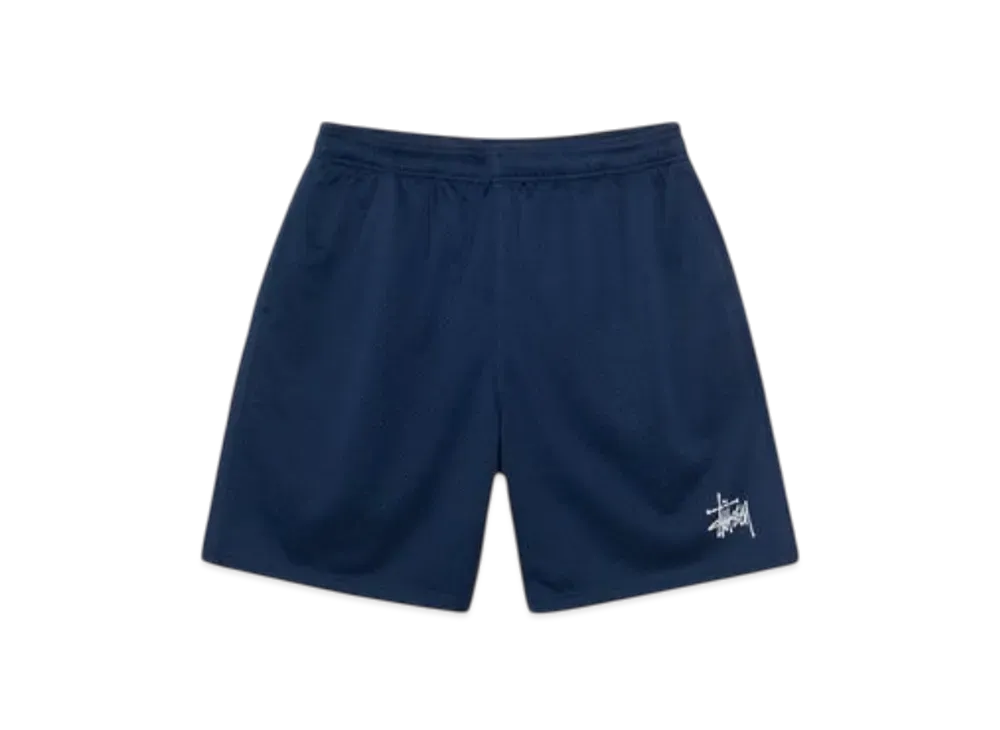 Stussy Basic Mesh Short "Dark Red"