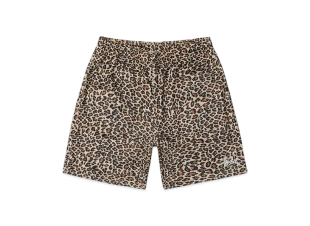 Stussy Basic Mesh Short "Leopard"