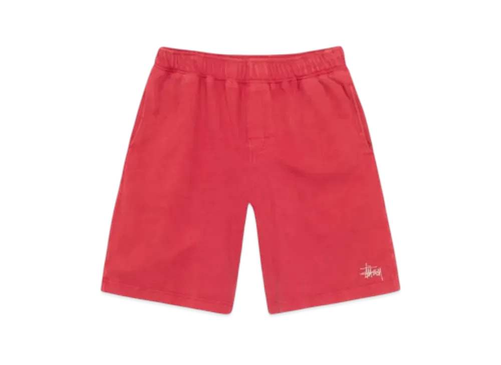 Stussy Double Layer Jersey Short "Red"
