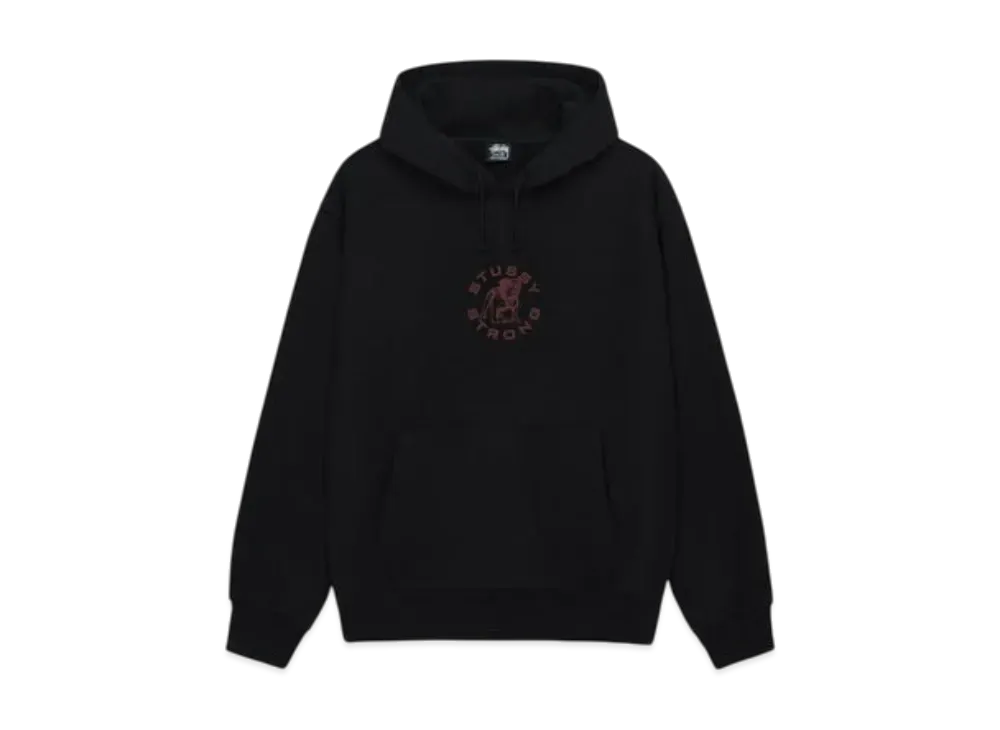 Stussy Strong Mac Hoodie "Black"