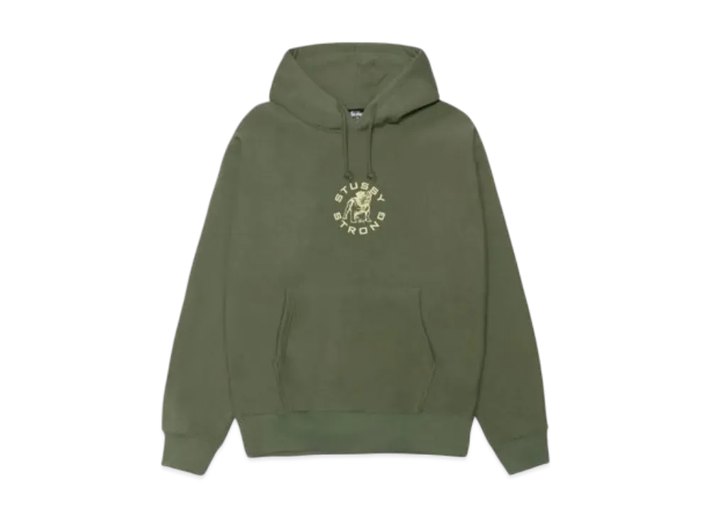 Stussy Strong Mac Hoodie "Olive"