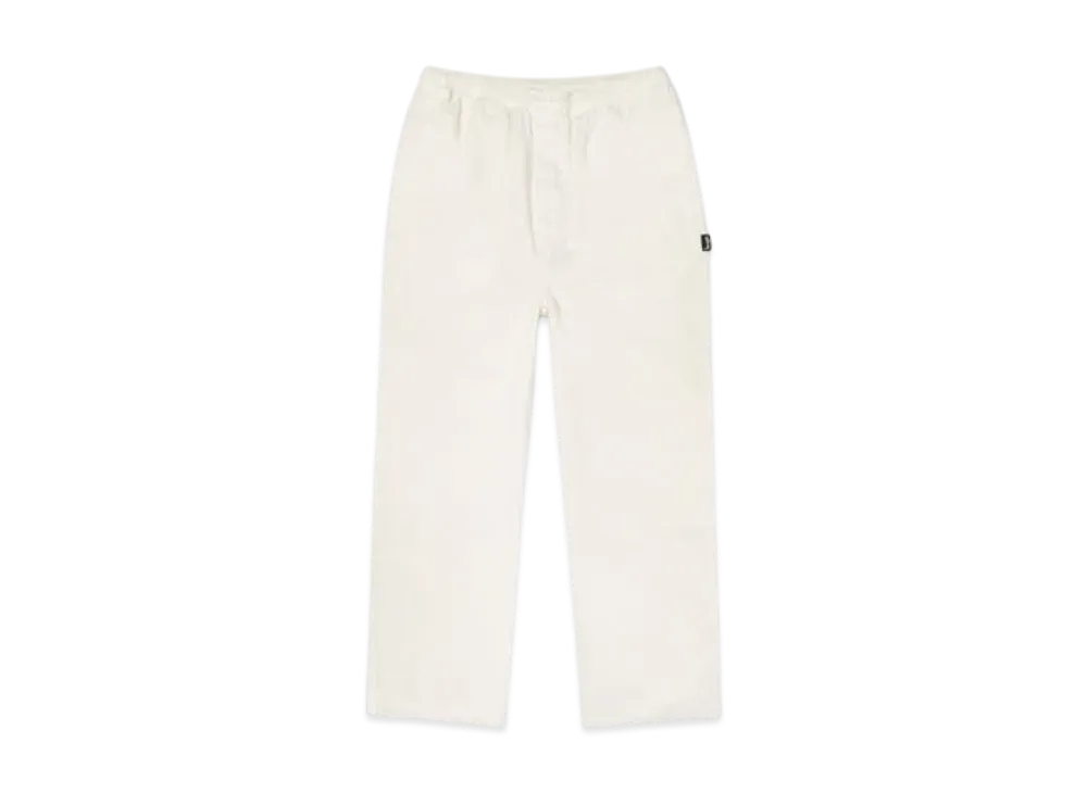 パンツ STUSSY BEACH PANT COTTON TWILL / BONE Beach Pant Cotton Twill – Bone | Pants | Stüssy