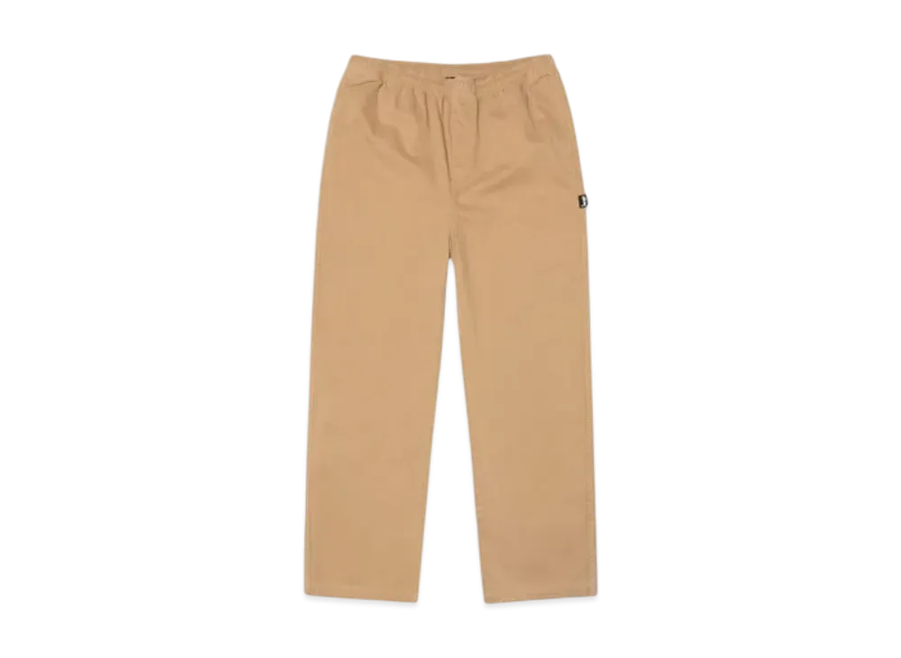 Stussy Beach Pant Cotton Twill "Khaki"