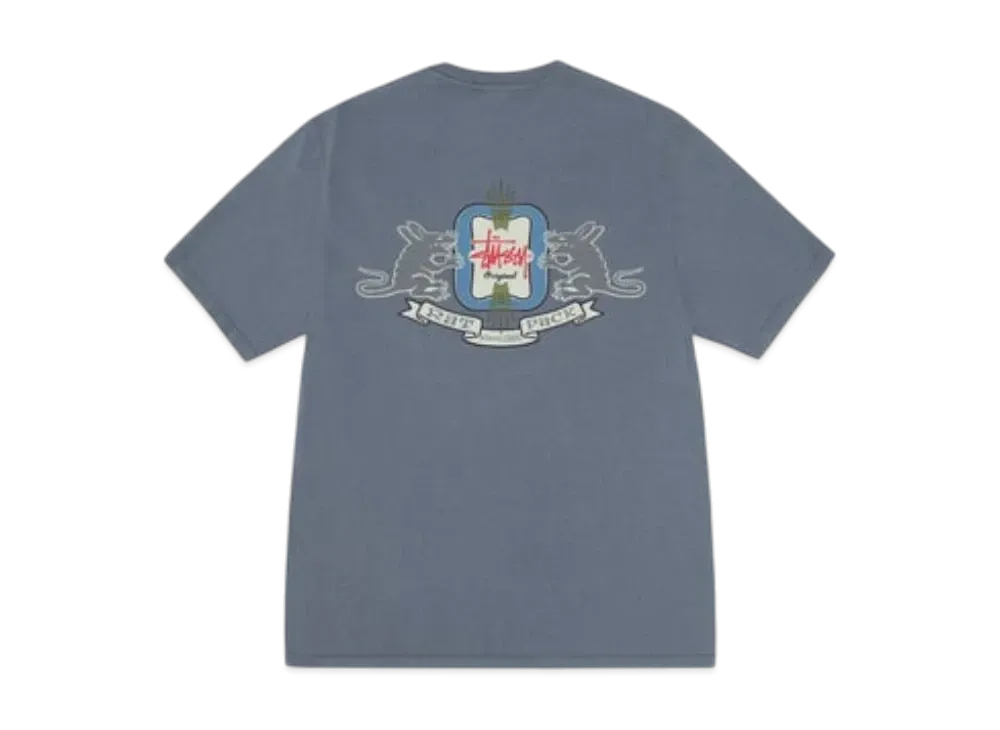 【Stussy】 HOMEBREW TEE PIGMENT DYED NAVY Stussy Homebrew Tee Pigment Dyed 