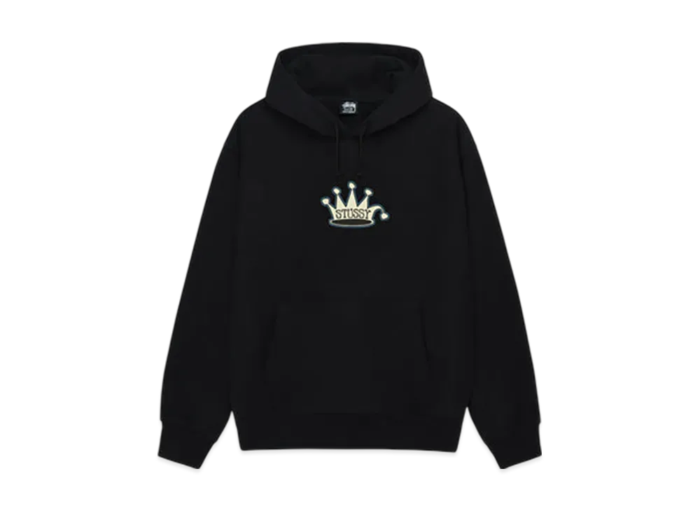 Stussy King Crown Hoodie "Black"