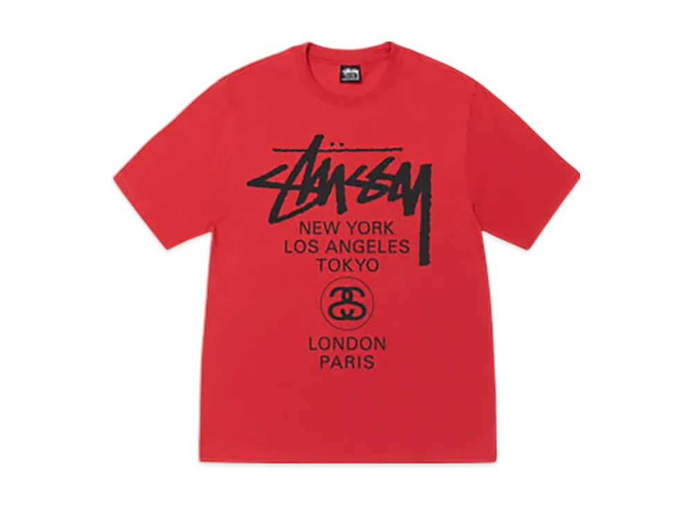 Stussy World Tour Tee "Cayenne" (2025) 3903962
