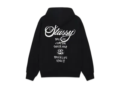 Stussy World Tour Hoodie (2025) "Black"