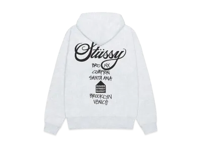 Stussy x DSM World Tour Pack Men's DSM World Tour Hoodie "Ash Heather"