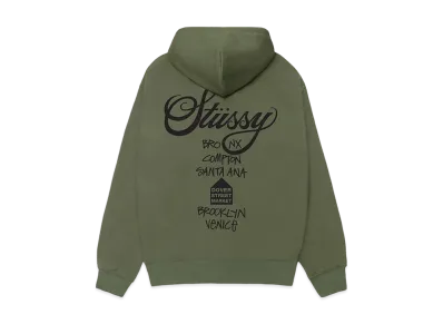 Stussy x DSM World Tour Pack Men's DSM World Tour Hoodie "Olive"